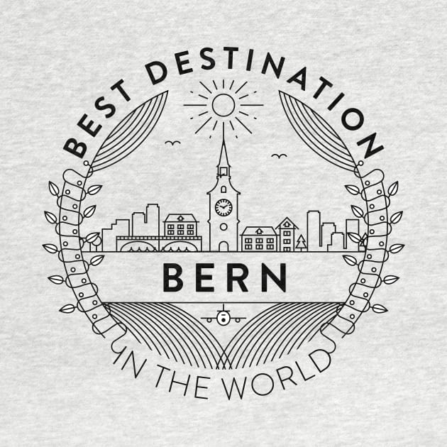 Bern Minimal Badge Design by kursatunsal